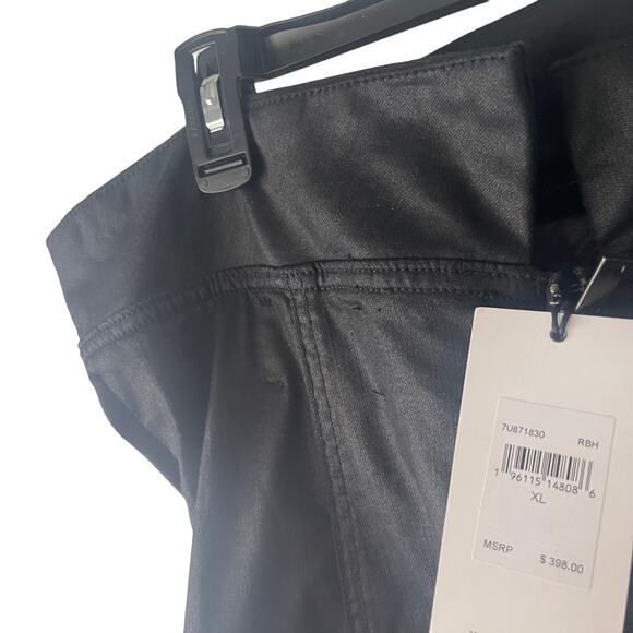 7 For All Mankind NWT Women's Size XL Black Sleeveless Balloon Leg Jumpsuit $398 - Picture 10 of 15